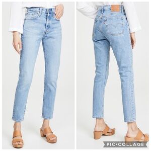 Levi’s 501 Skinny Women’s Jeans W25 L28 Button Fly Light Wash High Rise